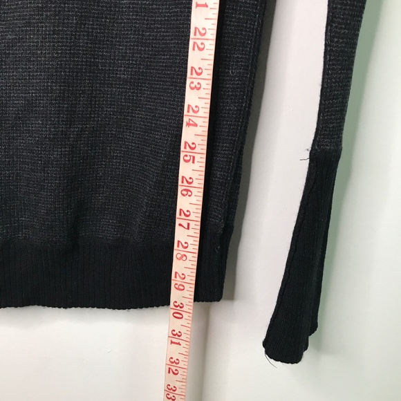 LULULEMON WOMENS SWEATER Black 100% WOOL REVERSIBLE PULLOVER 8 - Picture 10 of 12